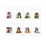 Bernese Mountain Dog Holiday Kitchen Towel Set of 8 Valentine St Patricks Day Cinco de Mayo Easter 4th July Halloween Thanksgiving Christmas