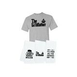 The Grillfather Shirt and Grilling Towel Gift Set - T-shirt and 3 Towels - Funny Cool Father's Day Gift for Men Who Love to Grill BBQ Cook