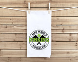 Funny Pickleball Towel Set – 8 Cotton Kitchen Towels with Dinking Humor – Pickleball Gifts for Players, Coaches, Tournaments & Fans