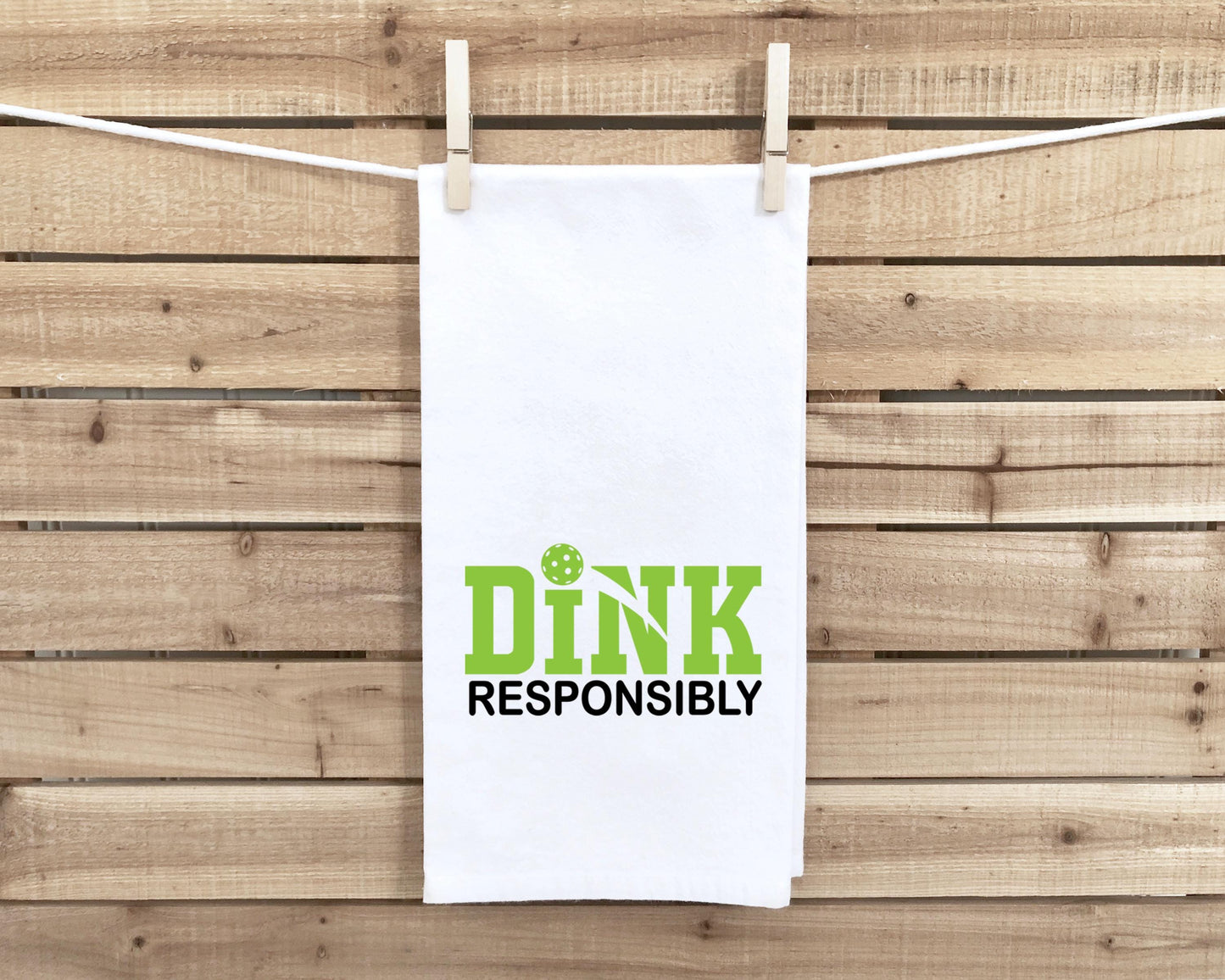 Funny Pickleball Towel Set – 8 Cotton Kitchen Towels with Dinking Humor – Pickleball Gifts for Players, Coaches, Tournaments & Fans