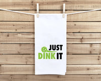 Funny Pickleball Towel Set – 8 Cotton Kitchen Towels with Dinking Humor – Pickleball Gifts for Players, Coaches, Tournaments & Fans