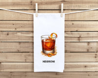 The Gentleman’s Cocktail Towel Set of 8 Classic Bar Drink Kitchen Towels for Men, Father’s Day Gift, Flour Sack Bar Towels, Man Cave Decor