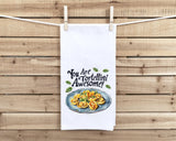 Set of 3 Italian Themed Kitchen Towels, You'll Always Have a Pizza Me, I Love You from My Head Tomatoes, You Are Tortellini Awesome