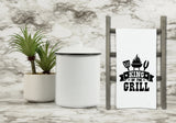 King of the Grill Hand Towel BBQ Grill Cook Grilling Barbecue Birthday Father's Day Christmas Gift for Men Dad Grandfather Him