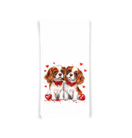 Cavalier King Charles Spaniel Holiday Towel Set of 8 Valentine St Patrick Cinco de Mayo Easter 4th of July Halloween Thanksgiving Christmas
