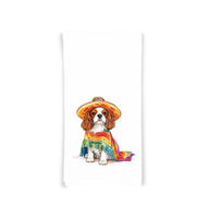 Cavalier King Charles Spaniel Holiday Towel Set of 8 Valentine St Patrick Cinco de Mayo Easter 4th of July Halloween Thanksgiving Christmas