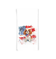 Cavalier King Charles Spaniel Holiday Towel Set of 8 Valentine St Patrick Cinco de Mayo Easter 4th of July Halloween Thanksgiving Christmas