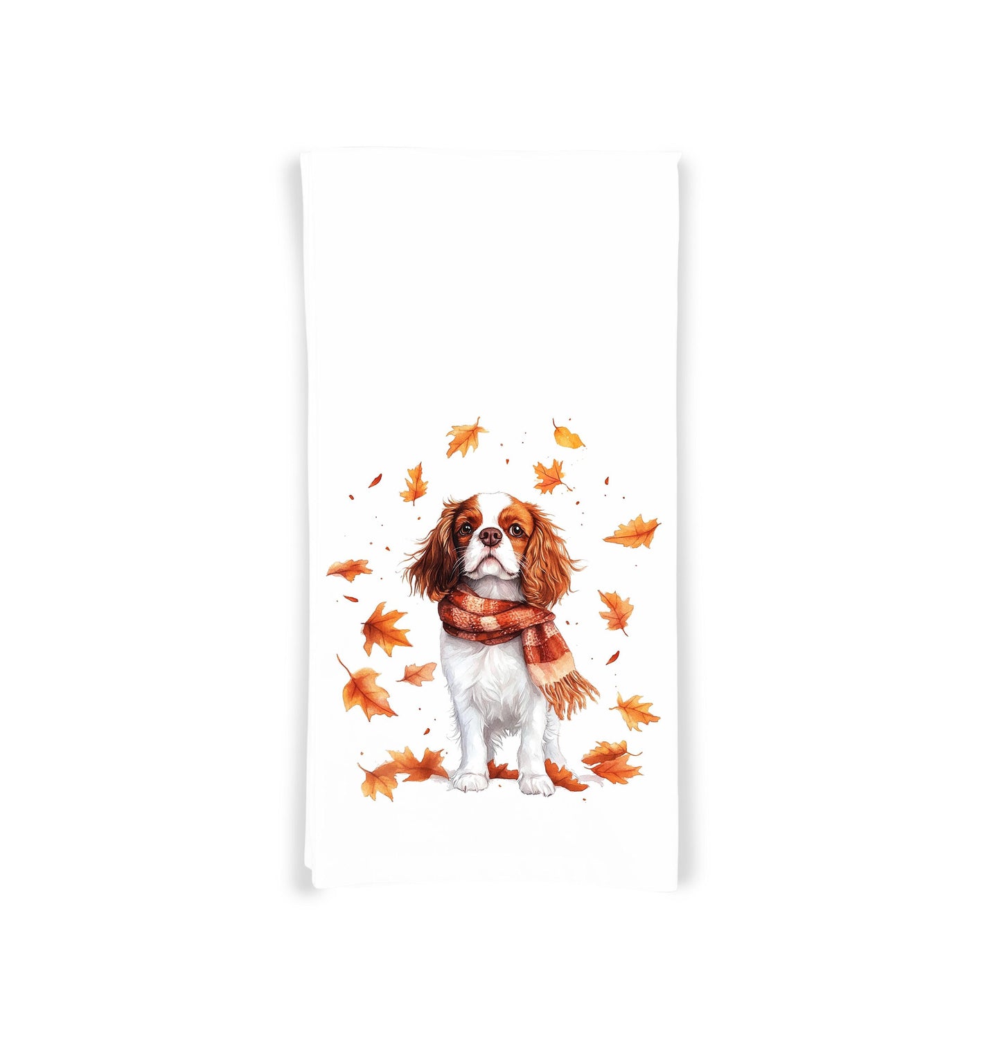 Cavalier King Charles Spaniel Holiday Towel Set of 8 Valentine St Patrick Cinco de Mayo Easter 4th of July Halloween Thanksgiving Christmas