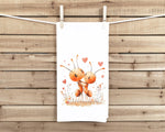 Ant Couple Flour Sack Cotton Tea Towel Valentine's Day Birthday Mother's Day Christmas Entomology Lover Gift Idea