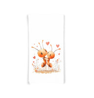 Ant Couple Flour Sack Cotton Tea Towel Valentine's Day Birthday Mother's Day Christmas Entomology Lover Gift Idea