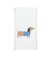 Dachshund Kitchen Towels - 100% Cotton Flour Sack Towels - Weiner Dog Housewarming Hostess Birthday Christmas Mothers Day Gift Idea