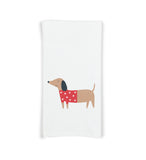 Dachshund Kitchen Towels - 100% Cotton Flour Sack Towels - Weiner Dog Housewarming Hostess Birthday Christmas Mothers Day Gift Idea