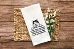 Alaskan Malamute Every Snack You Make Kitchen Towel Funny Cute 100% Cotton Flour Sack Tea Towels for Dog Lover Owner Birthday Gift Idea