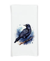 Midnight Blue Halloween Flour Sack Kitchen Towels Spider Skull Raven Bat Mushrooms Birthday Christmas Housewarming Hostess Halloween Gift