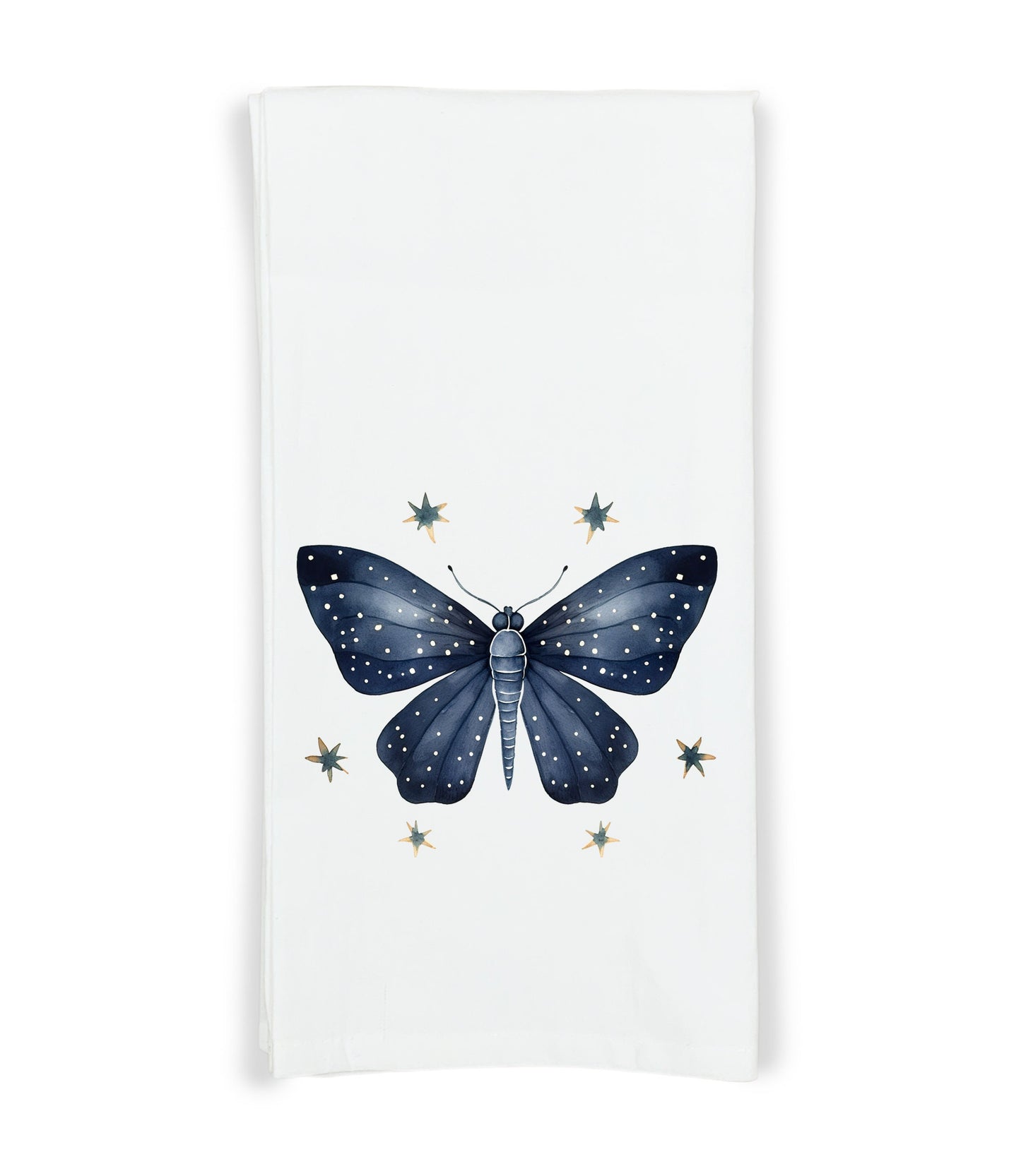 Midnight Blue Halloween Flour Sack Kitchen Towels Spider Skull Raven Bat Mushrooms Birthday Christmas Housewarming Hostess Halloween Gift