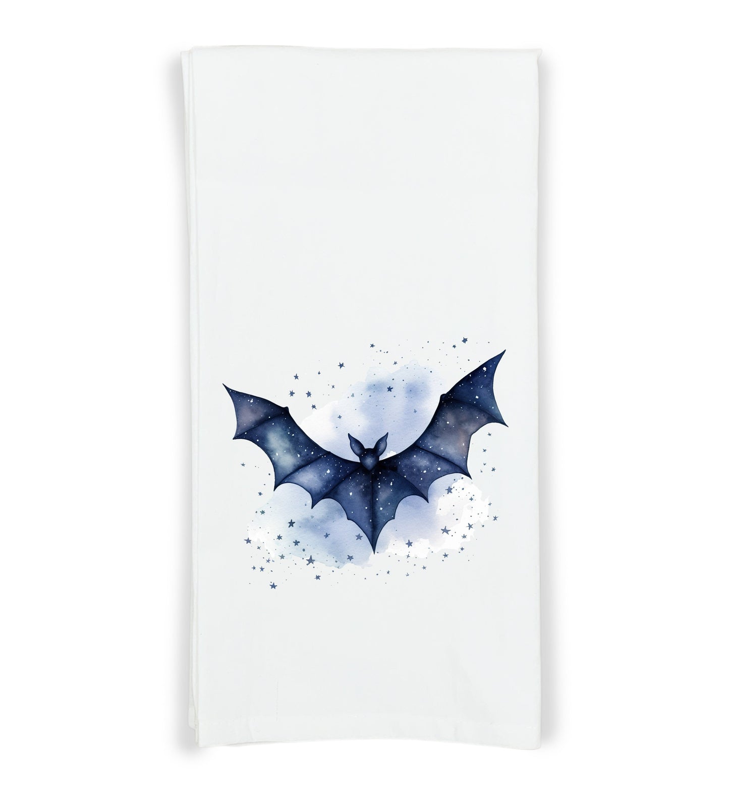 Midnight Blue Halloween Flour Sack Kitchen Towels Spider Skull Raven Bat Mushrooms Birthday Christmas Housewarming Hostess Halloween Gift