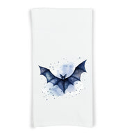Midnight Blue Halloween Flour Sack Kitchen Towels Spider Skull Raven Bat Mushrooms Birthday Christmas Housewarming Hostess Halloween Gift