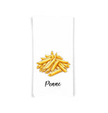 Pasta Kitchen Towel Set of 8 - Penne, Ravioli, Rigatoni, Linguini, Farfalle, Fusilli, Tortellini and Spaghetti, Gift Idea for Pasta Lover