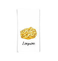 Pasta Kitchen Towel Set of 8 - Penne, Ravioli, Rigatoni, Linguini, Farfalle, Fusilli, Tortellini and Spaghetti, Gift Idea for Pasta Lover