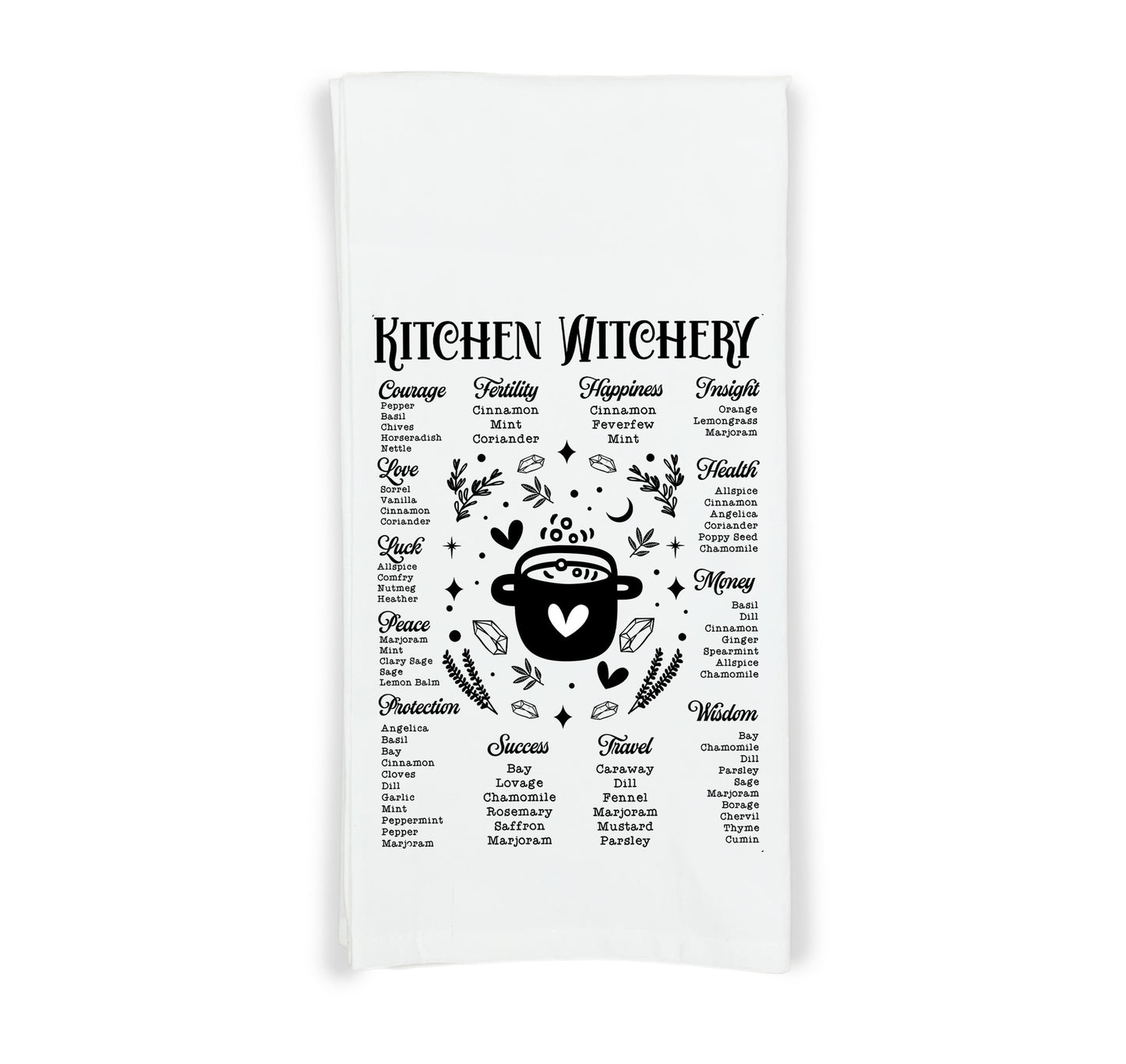 Witches Kitchen Rules and Kitchen Witchery Flour Sack Kitchen Towels Witch Birthday Christmas Housewarming Hostess Halloween Witchy Gift