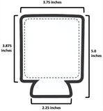 Queen of the Court Pickleball Can Cooler Sleeves - Pink Green and Black - Regular or Skinny 12oz Beverage Beer Soda Party Favor Player Gift