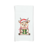 Reindeer Christmas Tea Towel Flour Sack Kitchen Towel Cute Deer Lover Home Decor Decoration for Men Women