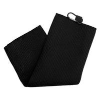 I Know I Play Like a Girl Try to Keep Up Vintage Tri-fold Golf Towel w/ Clip 100% Microfiber Waffle Weave Gift for Women Mom Daughter Friend