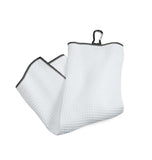 They See Me Rollin They Hatin Tri-fold Golf Towel with Clip 100% Microfiber Waffle Weave Black White Gift Idea for Golfer Men Women