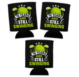 70 Years and Still Swinging Can Cooler - Funny Golf 70th Birthday Insulated 12 oz Beverage Beer Soda Cozy for Drinks Gift Idea for Men Women