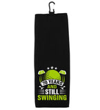70 Years and Still Swinging Can Cooler - Funny Golf 70th Birthday Insulated 12 oz Beverage Beer Soda Cozy for Drinks Gift Idea for Men Women