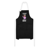 I Decorated I Cooked I Made It Nice Artisan Apron - black/white