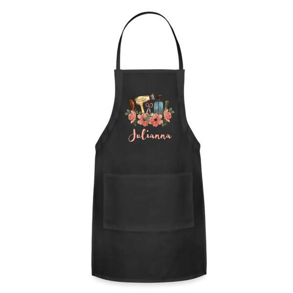 Julianna Adjustable Apron - black