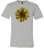 Leopard Print Sunflower Shirt for Women