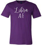 Libra AF Crewneck Horoscope T-Shirt for Women