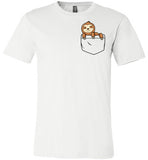 Cute Sloth in a Pocket Shirt for Kids