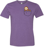 Cute Sloth in a Pocket Shirt for Kids