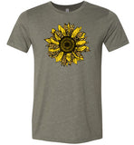 Leopard Print Sunflower Shirt for Women