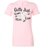 Gulls Just Wanna Have Fun Seagull T-Shirt