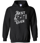 Best Dad Ever Music Notes Hoodie