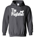The Pugfather Hoodie Funny Pug Dad Dog Lover Gift for Men