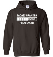 Badass Grandpa Loading Please Wait Hoodie for Men