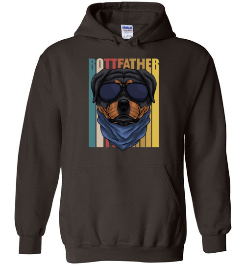 Rottfather Rottweiler Hoodie Gift for Rottie Dog Dad
