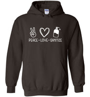 Peace Love Sanitize Unisex Hoodie