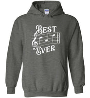 Best Dad Ever Music Notes Hoodie
