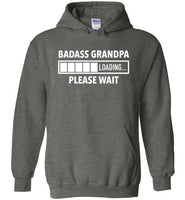 Badass Grandpa Loading Please Wait Hoodie for Men