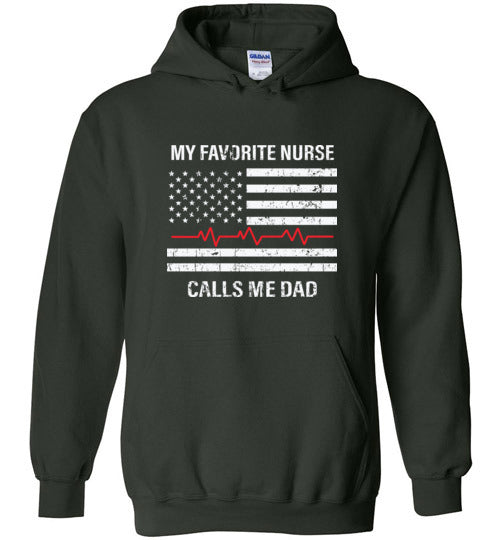My Favorite Nurse Calls Me Dad Hoodie