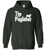 The Pugfather Hoodie Funny Pug Dad Dog Lover Gift for Men