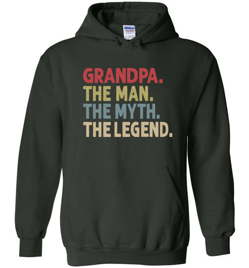 Grandpa The Man The Myth the Legend Hoodie