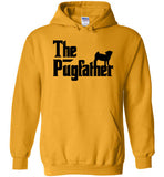 The Pugfather Hoodie Funny Pug Dad Dog Lover Gift for Men