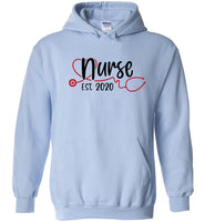 Nurse Est 2020 Shirt - Nursing School Student Graduation Hoodie | Class Of 2020 Grad